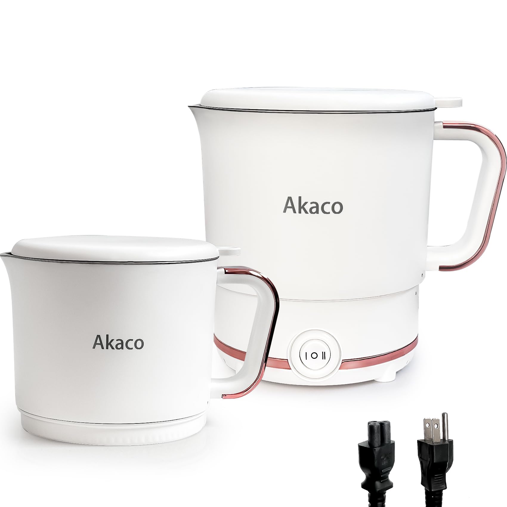 Amazon.com: Akaco Travel Electric Kettle 800ml Portable Tea Kettle